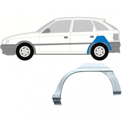 OPEL ASTRA 1991-2002 LUCKA BAK REPARATION AV BAKSKÄRM / VÄNSTER