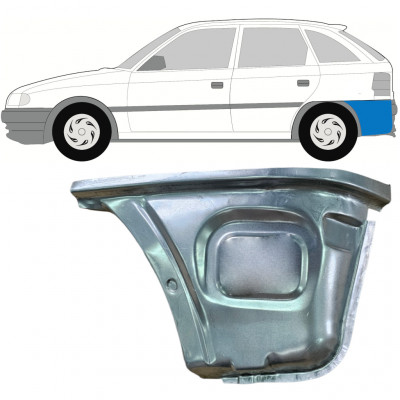 Bak hörn reparationspanel för Opel Astra 1991-2002 / Vänster 11102