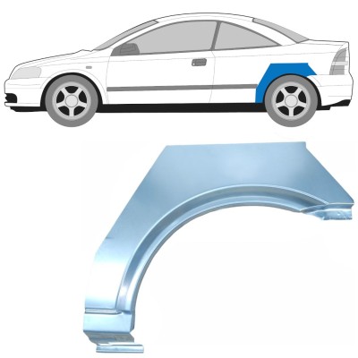 Sidovägg hjulhuskant för Opel Astra G 1998-2009 / Vänster / COUPE 15960