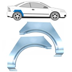 Sidovägg hjulhuskant för Opel Astra G 1998-2009 / Vänster+Höger / COUPE 15961
