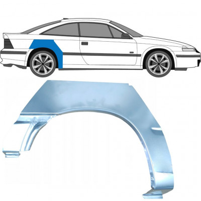 Sidovägg hjulhuskant för Opel Calibra 1990-1997 / Höger 6358