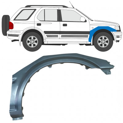 Reparationspanel till framskärm för Opel Frontera B 1999-2002 / Höger 7830