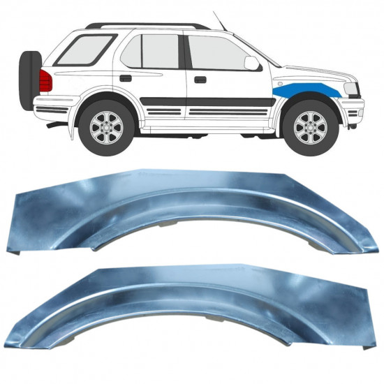 Reparationspanel till framskärm för Opel Frontera B 1999-2002 / Set 11201