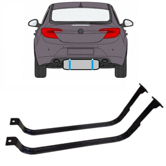 Hållarsats bränsletank för Opel Insignia 2008-2017 15991