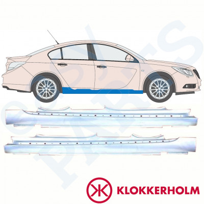 Tröskelplåt reparationspanel för Opel Insignia 2008-2017 / Vänster+Höger / Set 10342