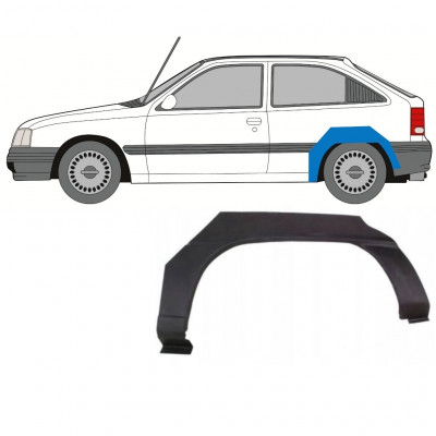 Sidovägg hjulhuskant för Opel Kadett 1984-1993 / Vänster 7362