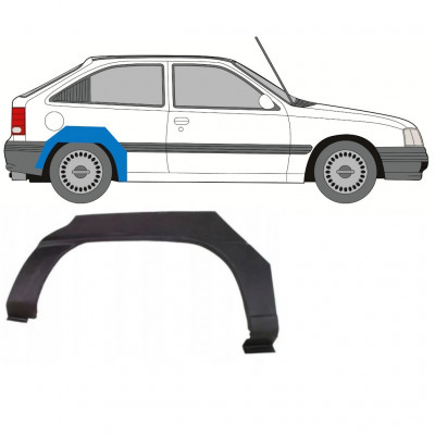 Sidovägg hjulhuskant för Opel Kadett 1984-1993 / Höger 7363