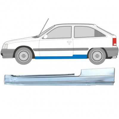 OPEL KADETT 1984-1993 3 DÖRRAR TRÖSKELPLÅT TILL / VÄNSTER