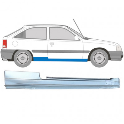 OPEL KADETT 1984-1993 3 DÖRRAR TRÖSKELPLÅT TILL / HÖGER