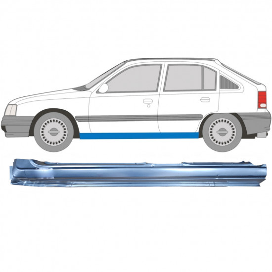 Tröskelplåt reparationspanel för Opel Kadett 1984-1993 / Vänster 7911