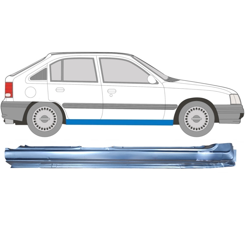 Opel Kadett 1984 1993 5 Dörrar Tröskelplåt Till Höger 5156