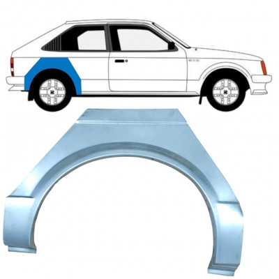 OPEL KADETT D 1979-1984 3 DÖRRAR REPARATION AV BAKSKÄRM / HÖGER