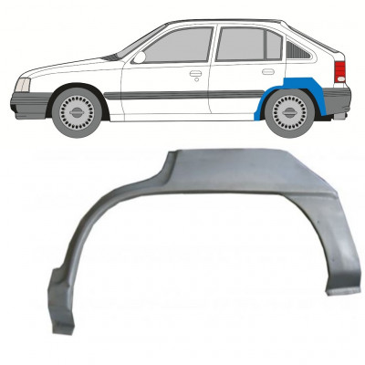 Sidovägg hjulhuskant för Opel Kadett 1984-1993 / Vänster 7909