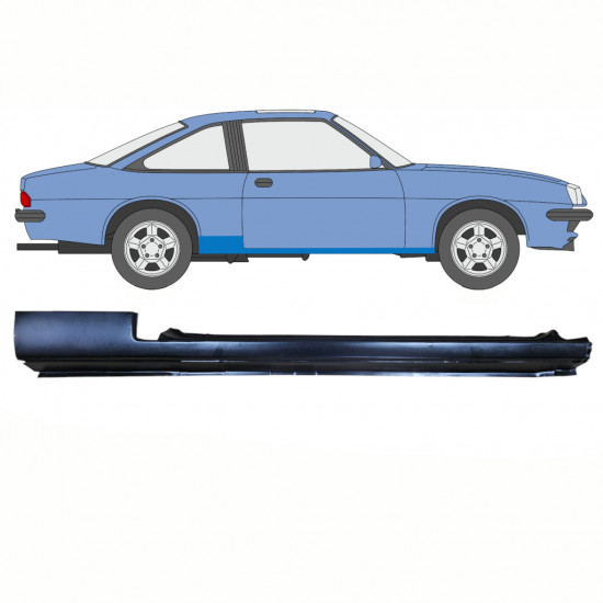 Tröskelplåt reparationspanel för Opel Manta B 1975-1988 / Höger /  8792