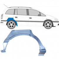 Sidovägg hjulhuskant för Opel Zafira 1999-2005 / Höger 6888