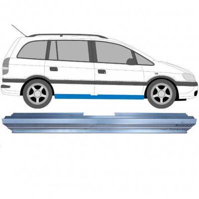 Tröskelplåt reparationspanel för Opel Zafira 1999-2005 / Vänster = Höger (symmetrisk) 8932