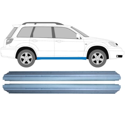 Tröskelplåt reparationspanel för Mitsubishi Outlander 2003-2007 / Vänster+Höger / Set 16144