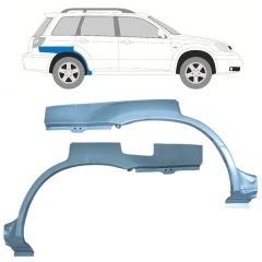 Sidovägg hjulhuskant för Mitsubishi Outlander 2003-2007 / Vänster+Höger / Set 11539