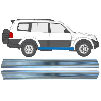 Tröskelplåt reparationspanel för Mitsubishi Pajero 2006-2021 / Vänster+Höger / Set 16351