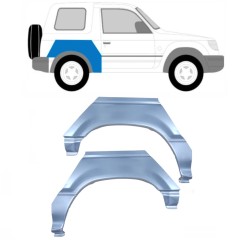 Sidovägg hjulhuskant för Mitsubishi Pajero 1991-2001 / Vänster+Höger / Set 10668