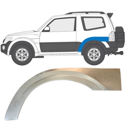 Sidovägg hjulhuskant för Mitsubishi Pajero 2006-2021 / Vänster 14838