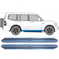 Tröskelplåt reparationspanel för Mitsubishi Pajero 1999-2006 / Set 11362