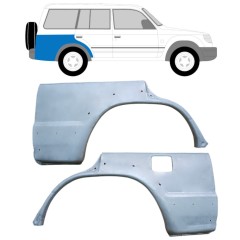Sidovägg hjulhuskant för Mitsubishi Pajero 1991-2001 / Vänster+Höger / Set 10402