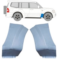 Reparationspanel till framskärm för Mitsubishi Pajero 1999-2006 / Vänster+Höger / Set 16903