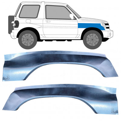 Reparationspanel till framskärm för Mitsubishi Pajero Pinin 1998- / Vänster+Höger / Set 10624