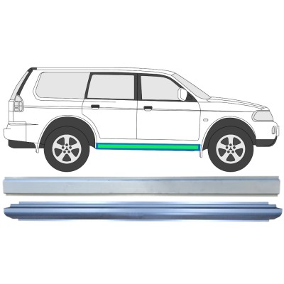 Reparationspanel för inre och yttre tröskel för Mitsubishi Pajero Sport 1996-2008 / Vänster = Höger (symmetrisk) / Set 14873