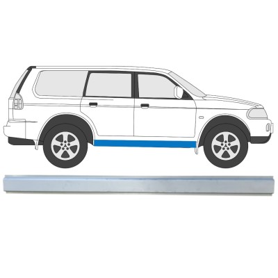 Inre tröskel reparationspanel för Mitsubishi Pajero Sport 1996-2008 / Vänster = Höger (symmetrisk) 14871