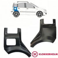 Sidovägg hjulhuskant för Fiat Panda 2003-2012 / Vänster+Höger / Set 10753