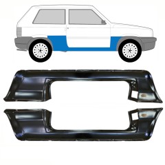 Tröskelplåt för Fiat Panda 1980-2002 / Vänster+Höger / Set 10756