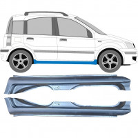 Tröskelplåt + sidovägg hjulhuskant för Fiat Panda 2003-2012 / Vänster+Höger / Set 6496