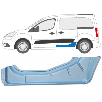 Skjutdörr reparationspanel inre för Citroen Berlingo 2008-2018 / Vänster 17071