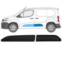 Prydnads Skyddslist sidovägg för Peugeot Partner 2018-2023 / Vänster / Set 12989