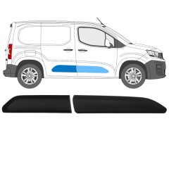 Prydnads Skyddslist sidovägg för Peugeot Partner 2018-2023 / Höger / Set 12988