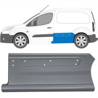 Reparation av sidopanel för Peugeot Partner 2008-2018 / Vänster 17016