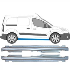 Tröskelplåt för Peugeot Partner 2008-2018 / Vänster+Höger / Set 9264