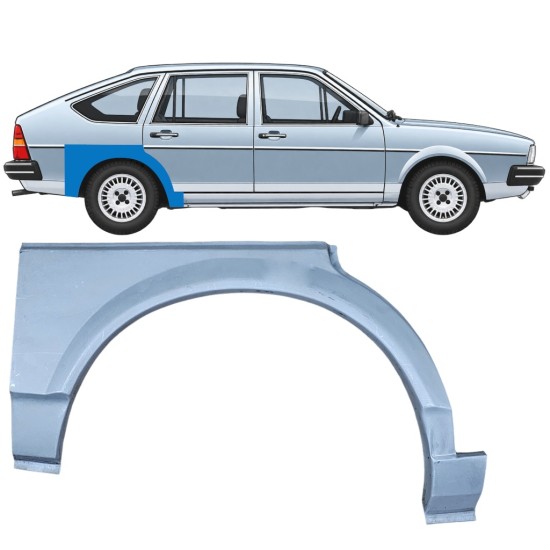 Sidovägg hjulhuskant för Volkswagen Passat B2 1980-1988 / Höger / SEDAN / HATCHBACK 8089