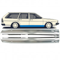 Tröskelplåt reparationspanel för VW Passat B2 1980-1988 / Vänster+Höger / Set 9604