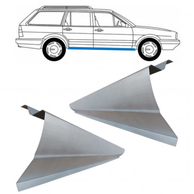VW PASSAT B2 1980-1988 TRÖSKELPLÅT / HÖGER = VÄNSTER / UPPSÄTTNING