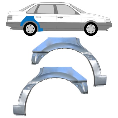 Sidovägg hjulhuskant för Volkswagen Passat B3 1988-1993 / Vänster+Höger / SEDAN 14518
