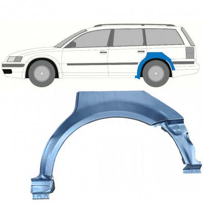 Sidovägg hjulhuskant för VW Passat B5 1996-2005 / Vänster / COMBI 8920