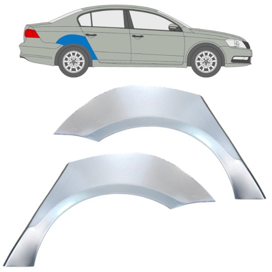 Sidovägg hjulhuskant för Volkswagen Passat B7 2010-2015 / Vänster+Höger / Set 16354