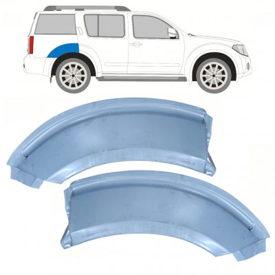 Sidovägg hjulhuskant för Nissan Pathfinder 2004-2013 / Vänster+Höger / Set 10351