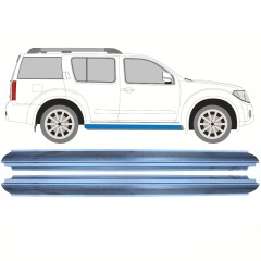 Tröskelplåt reparationspanel för Nissan Pathfinder R51 2004-2013 / Vänster = Höger (symmetrisk) / Set 10365