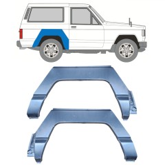 Sidovägg hjulhuskant för Nissan Patrol K160 1979-1990 / Vänster+Höger / Set 10412