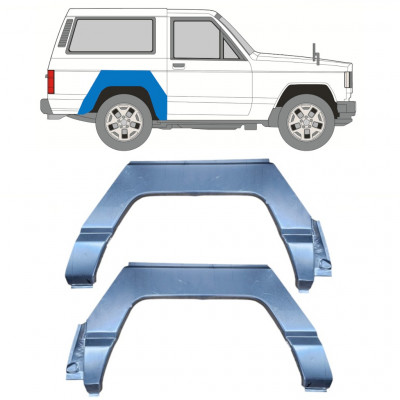 Sidovägg hjulhuskant för Nissan Patrol 1979-1993 / Vänster+Höger / Set 10412