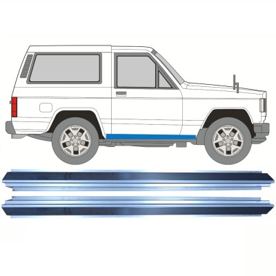 Tröskelplåt reparationspanel för Nissan Patrol K160 1979-1990 / Vänster+Höger / Set 16291